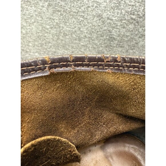 ✅VTG Y2K Doc Dr Martens Brown Leather Boots Mens 12 Crazy Horse *SEE MEASUREMENT - Picture 5 of 13